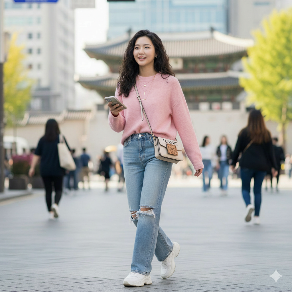 AI 가상 피팅 결과 이미지